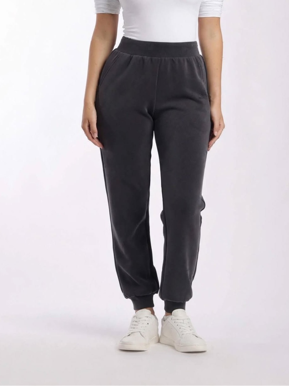 LazyPants Black Cotton Jogger Sweatpants XS